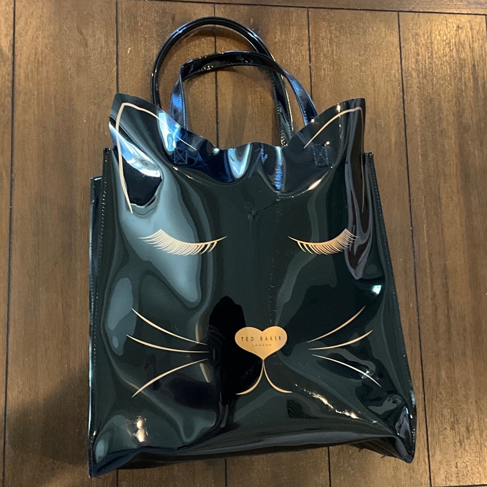 Ted Baker Black Cat Face Tote Bag